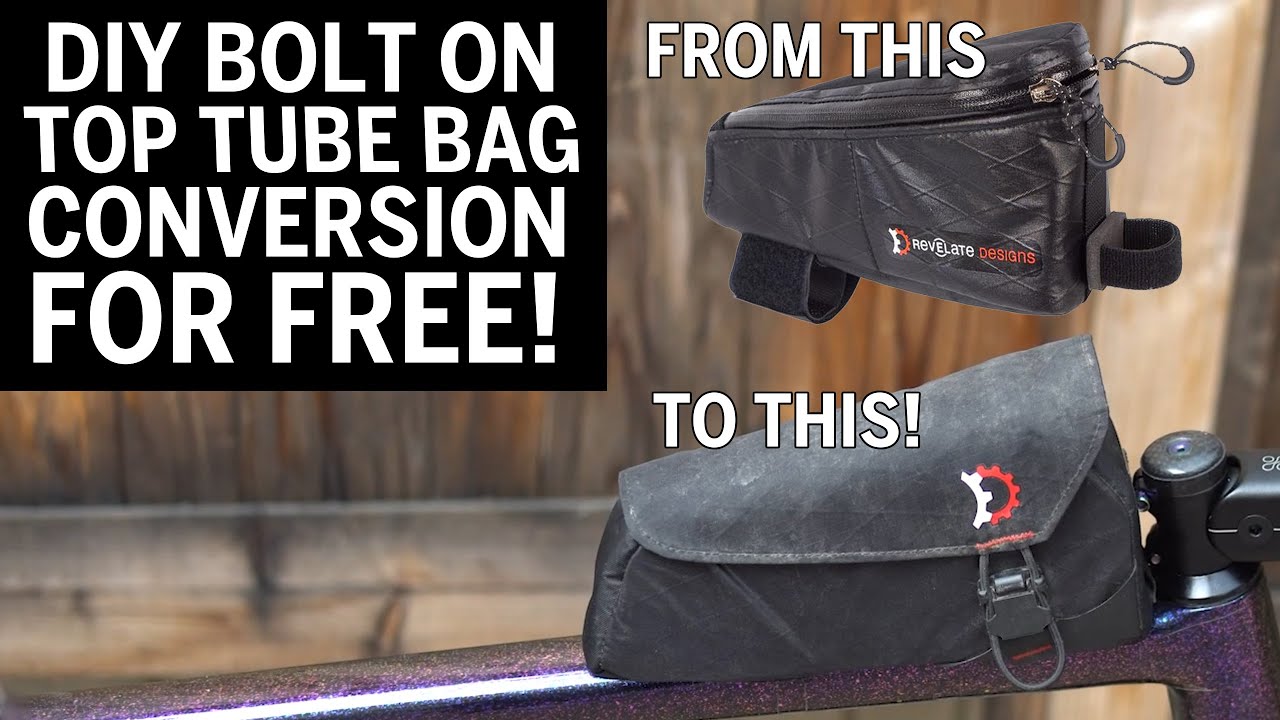 DIY Bolt on Top Tube Bag for Free!