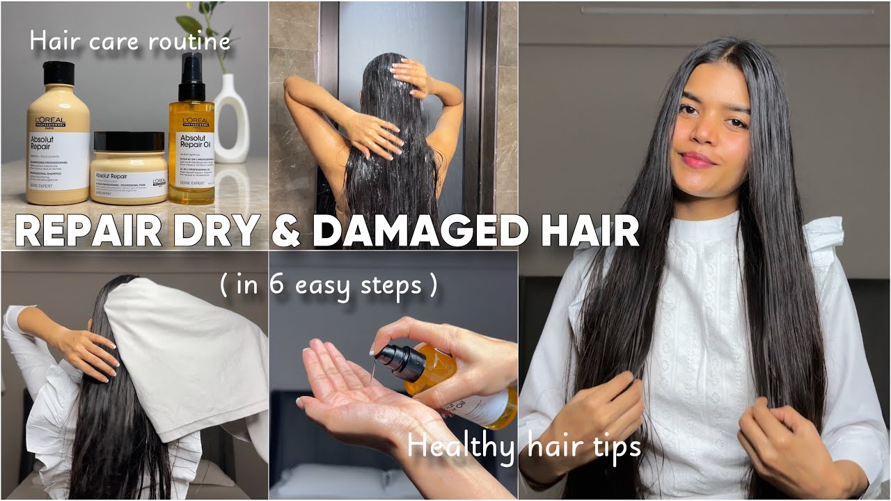 How to repair DAMAGED HAIR in 6 easy steps! #HairCare #LorealProIndia #LorealProfIndia #AD