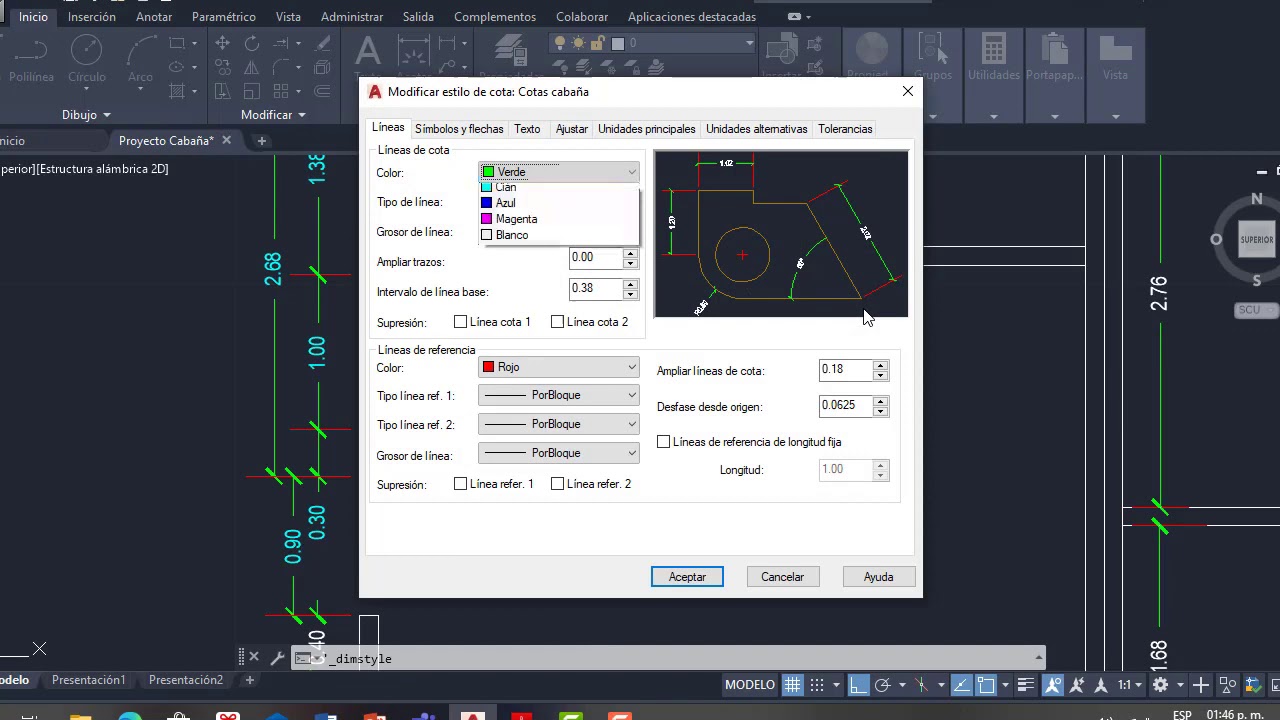 9.0 Creación de capas en AutoCAD 2020