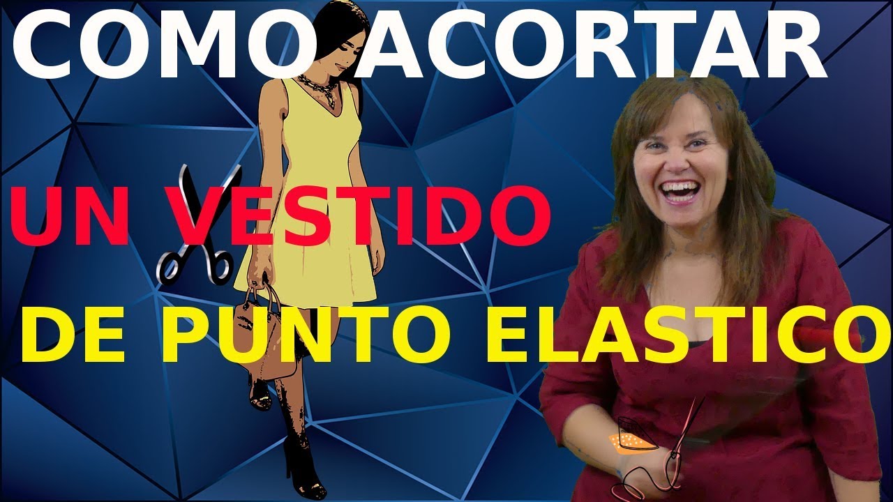 Como acortar un vestido de punto elástico. Dobladillo perfecto.