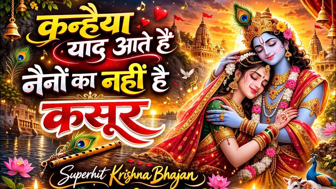 नैनों का नहीं है कसूर | Nonstop Krishna Bhajan | Radha Krishna Bhakti Song@TSeriesBhaktiSagar 