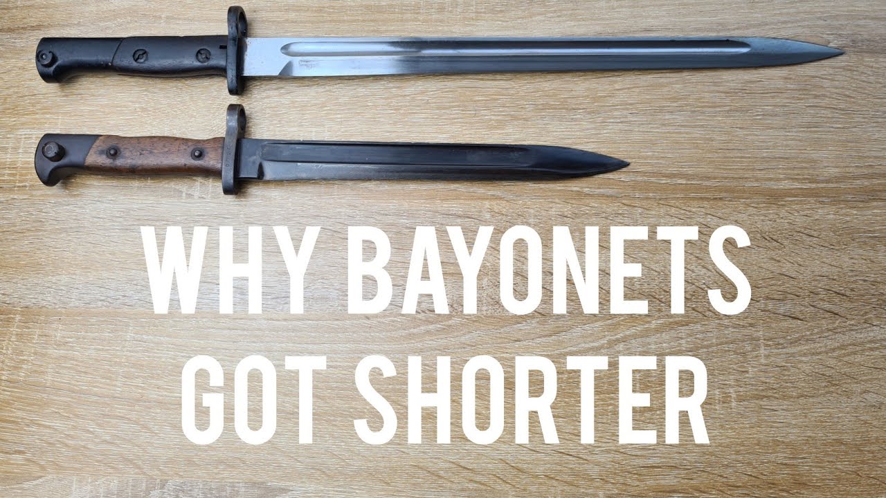 Why did bayonets get shorter?