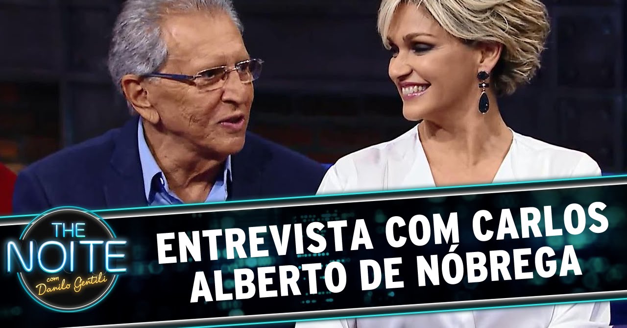 The Noite (23/10/14) - Entrevista Carlos Alberto e Andréa de Nóbrega