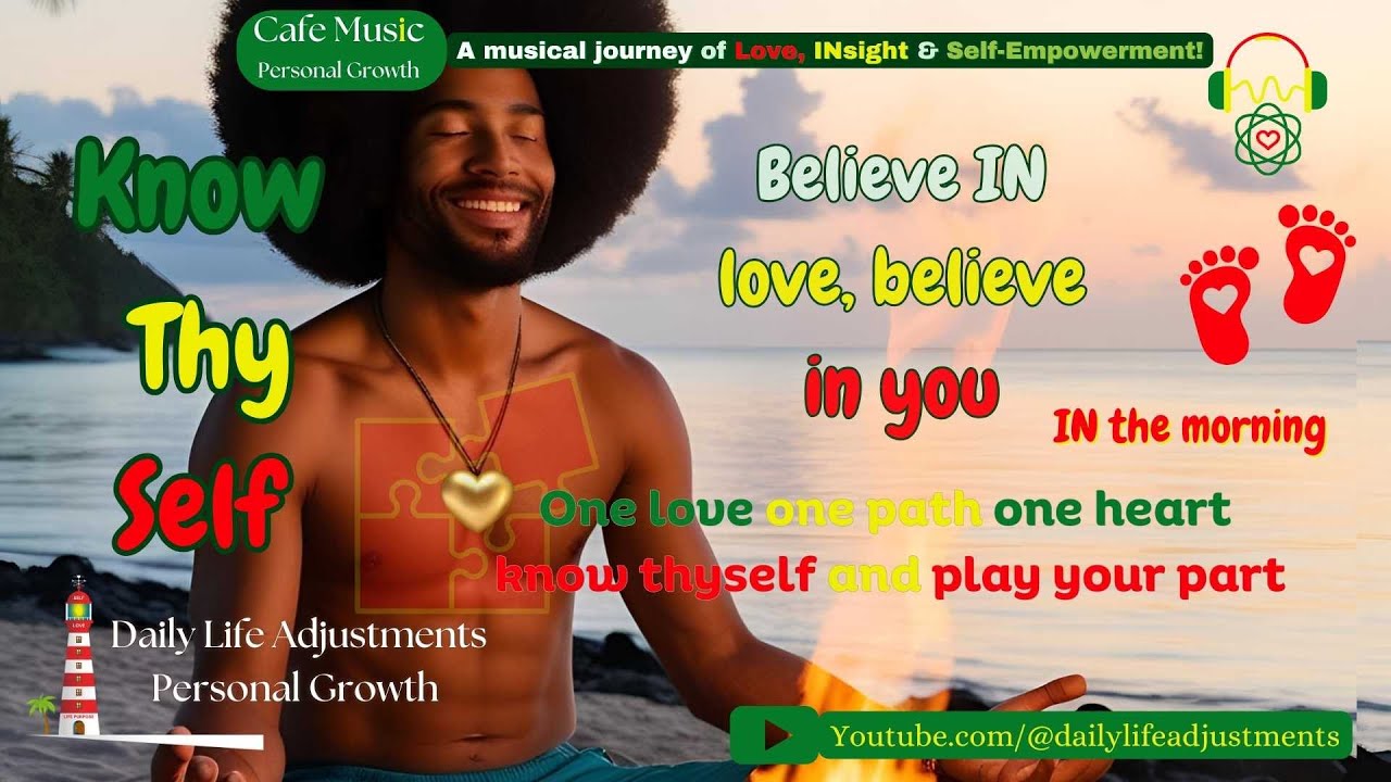 🔴📡🎧🎵 24/7 🧩❤️🌱Know ThySelf 🟢🟡🔴 Reggae Love Song 👣 Chillout Music