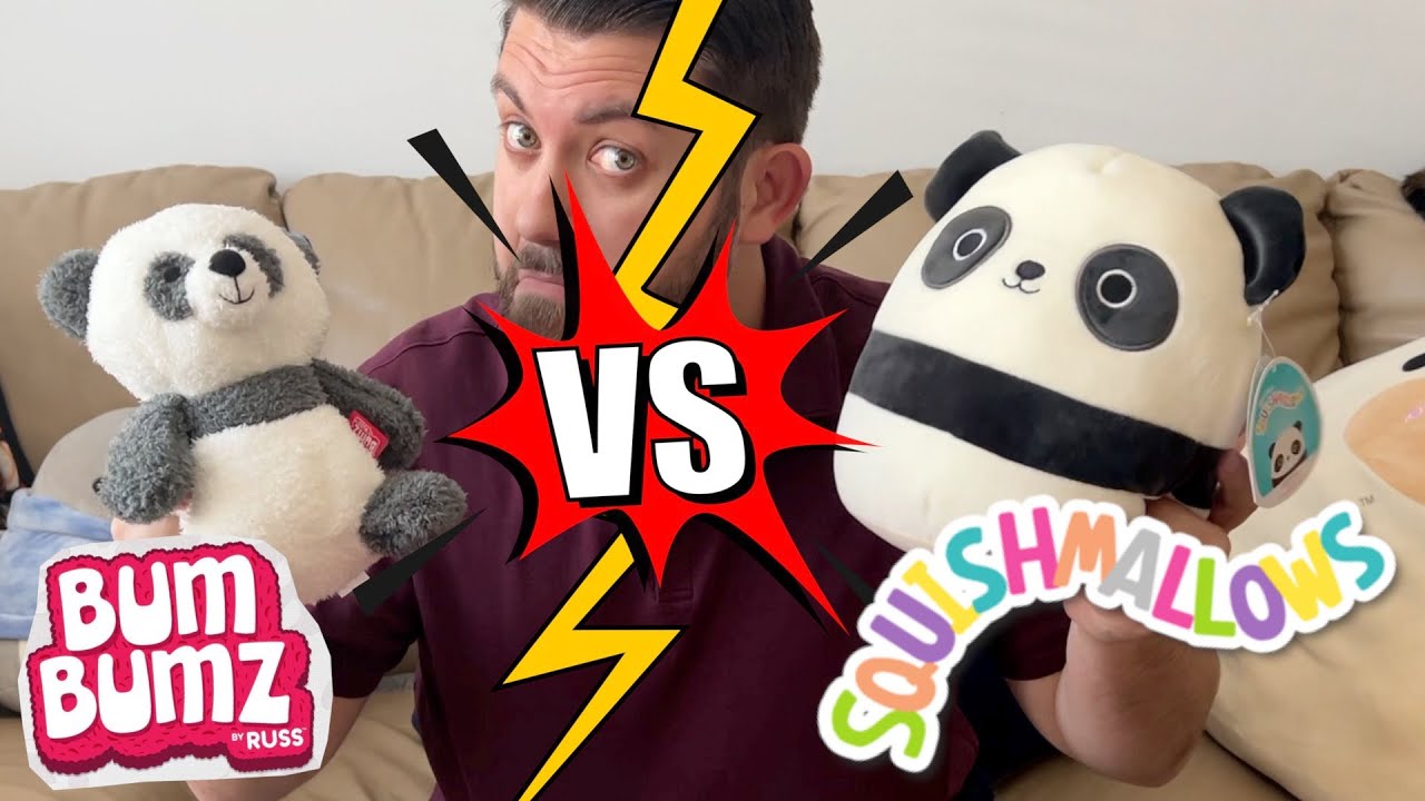 BumBumz VS Squishmallows ( Our FIRST Bum Bumz )