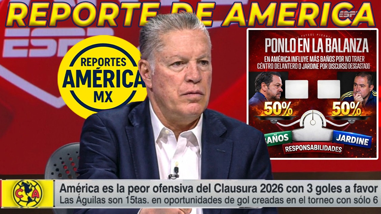 Reporte de America: Baños y Jardine CULPABLES por la Mala GESTIÓN de CONTRATOS | América vs Puebla