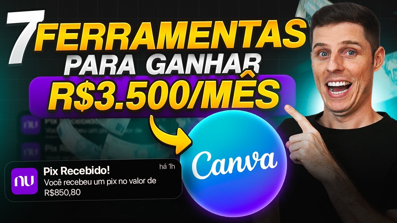 As 7 Ferramentas do Canva que podem te fazer rico! (A &Uacute;ltima &eacute; a melhor)