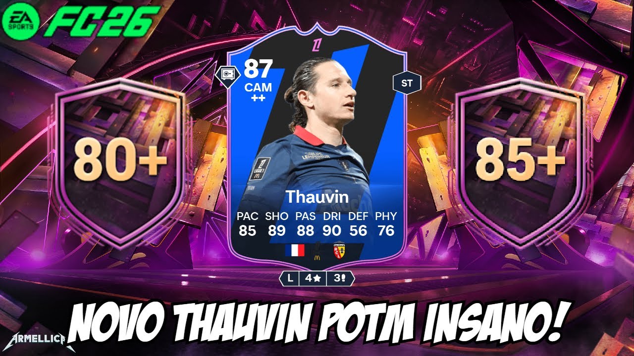 NOVO THAUVIN POTM INSANO DEMAIS EM DME COM PREÇO ABSURDO! NOVO MELHORIA 85+!
