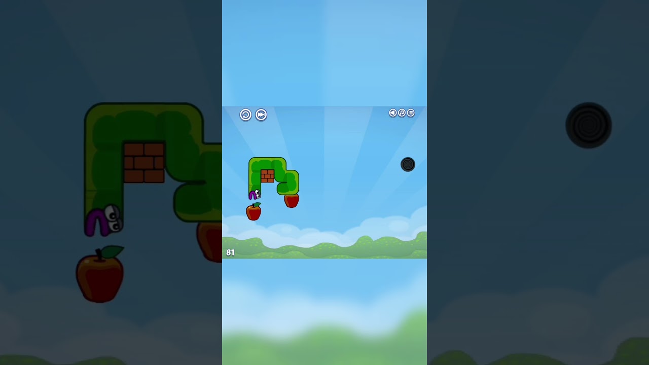 Apple worm level 81
