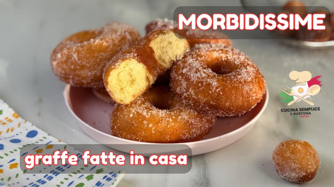 Graffe Morbidissime Fatte in Casa | Restano Soffici per Giorni