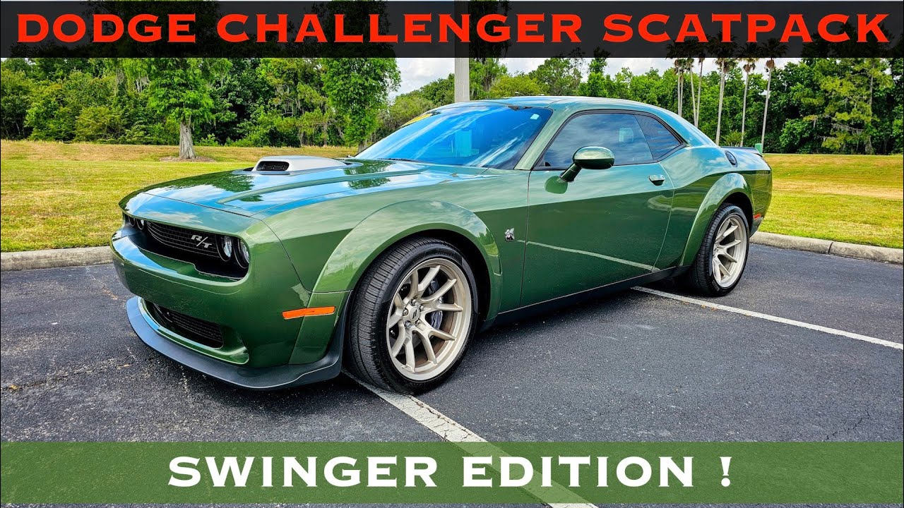 2023 Dodge Challenger R/T ScatPack Swinger - POV Review & Test Drive - Last of the Hemi Muscle Cars?