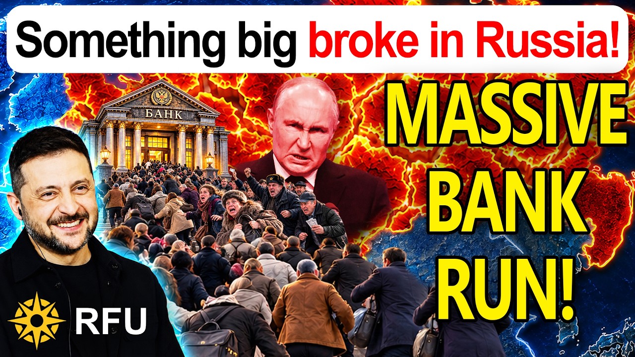 A bank run erupts as Russian citizens prepare for defeat in the war