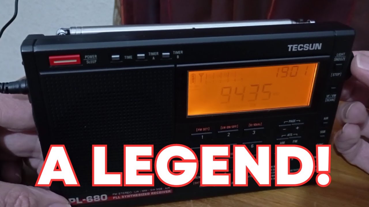 Last call: Unboxing the Tecsun PL-680, a timeless analogue radio #shortwave