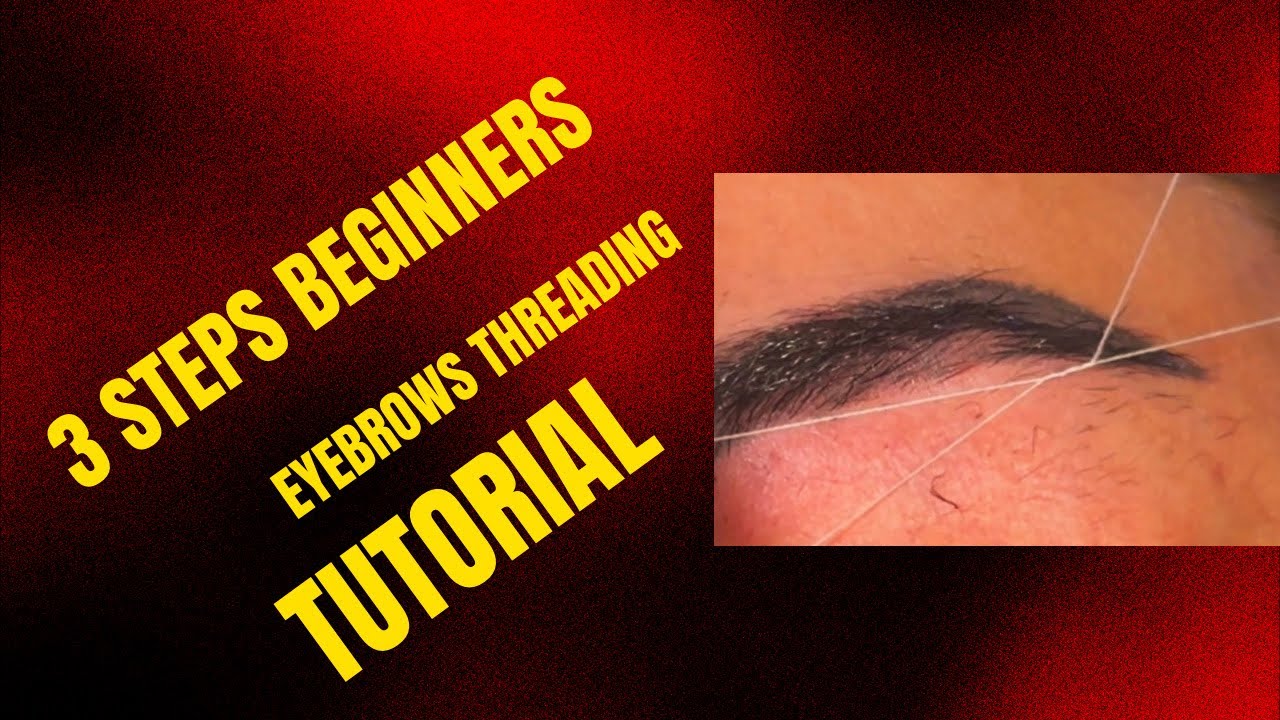 Eyebrow Threading for beginners step by step I Jaimini Hair & Beauty TV