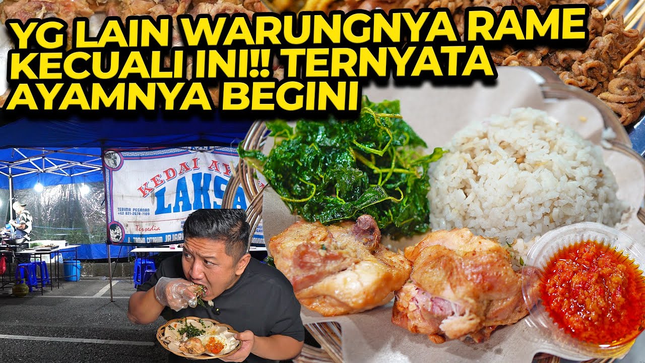 YG LAIN WARUNGNYA RAME KECUALI INI!! TERNYATA AYAMNYA BEGINI