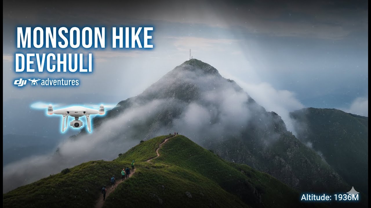 Monsoon Adventure: Hike Up Devchuli Dada Nepal + Epic Drone Shots