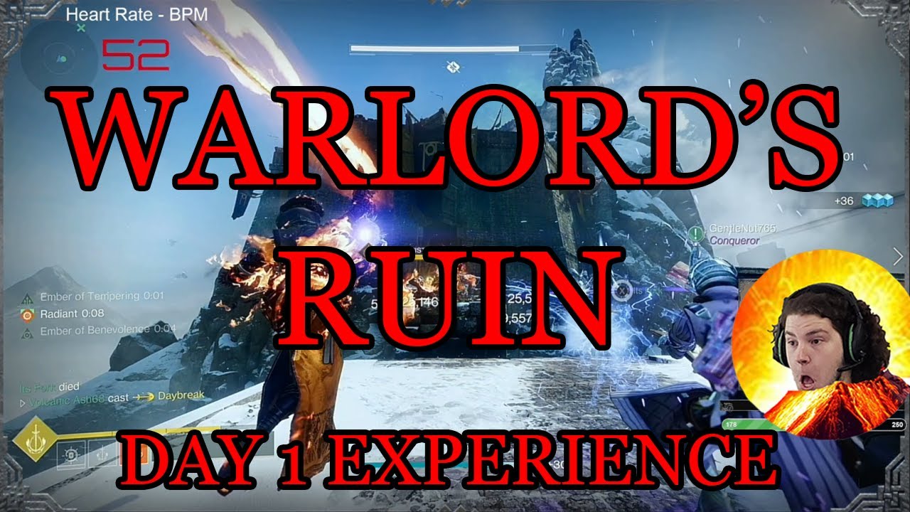 My Day 1 Warlords Ruins Experience - Destiny 2