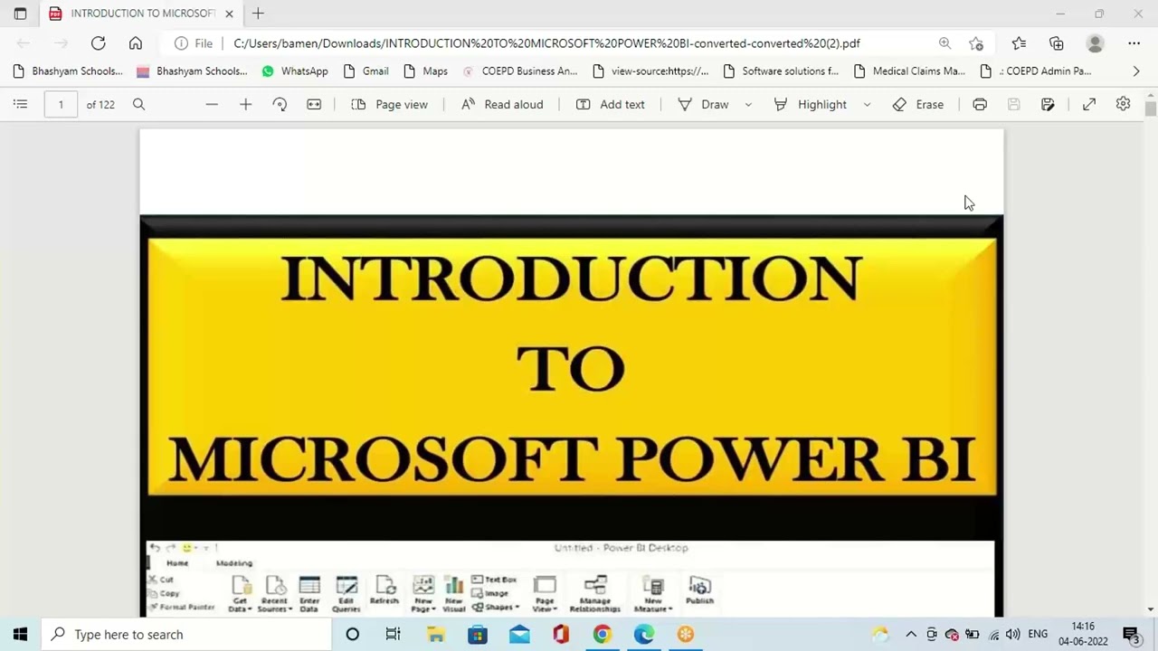 Online Awareness Session   Power BI   2 PM IST   04th June 2022   COEPD