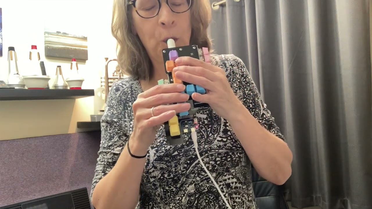 Fooling around with the Haxophone for the first time