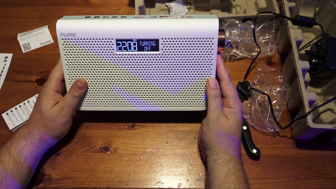 Pure One Maxi Series 3s radio and Power Pack Unboxing