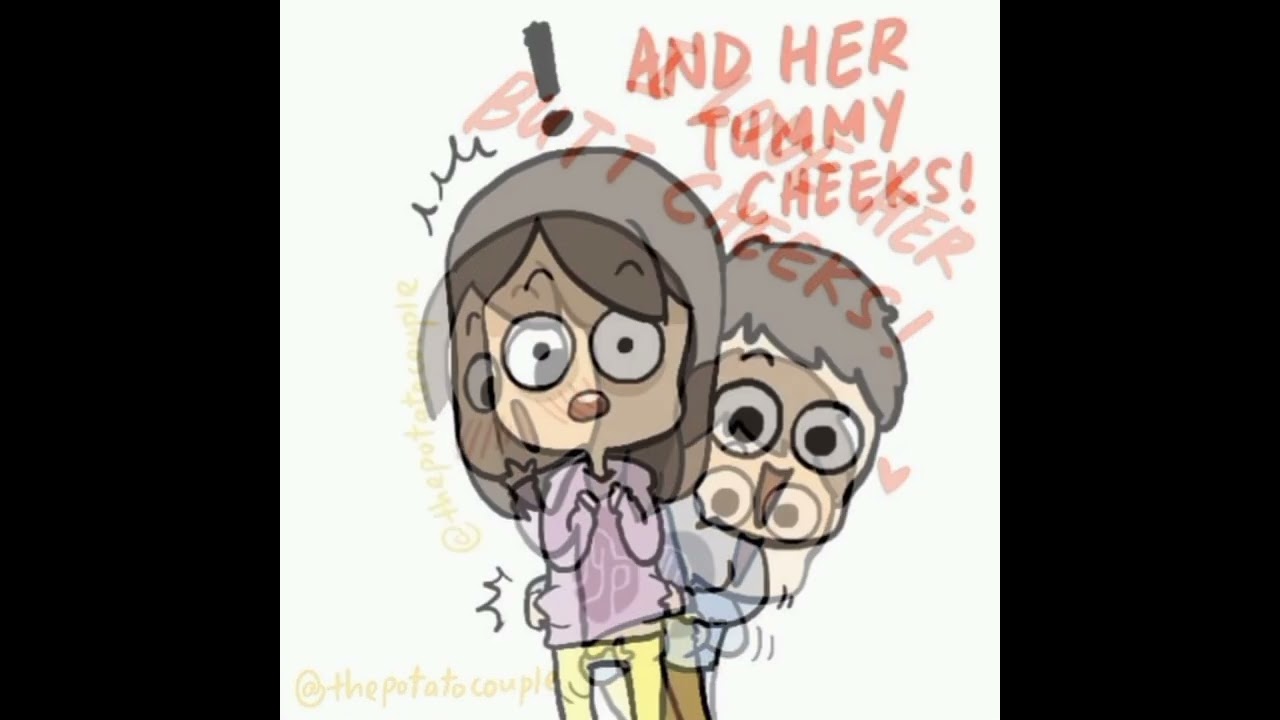 The potato couple #5| Couples Goals cartoon romantic Story| Ms story valentine's Day special edition