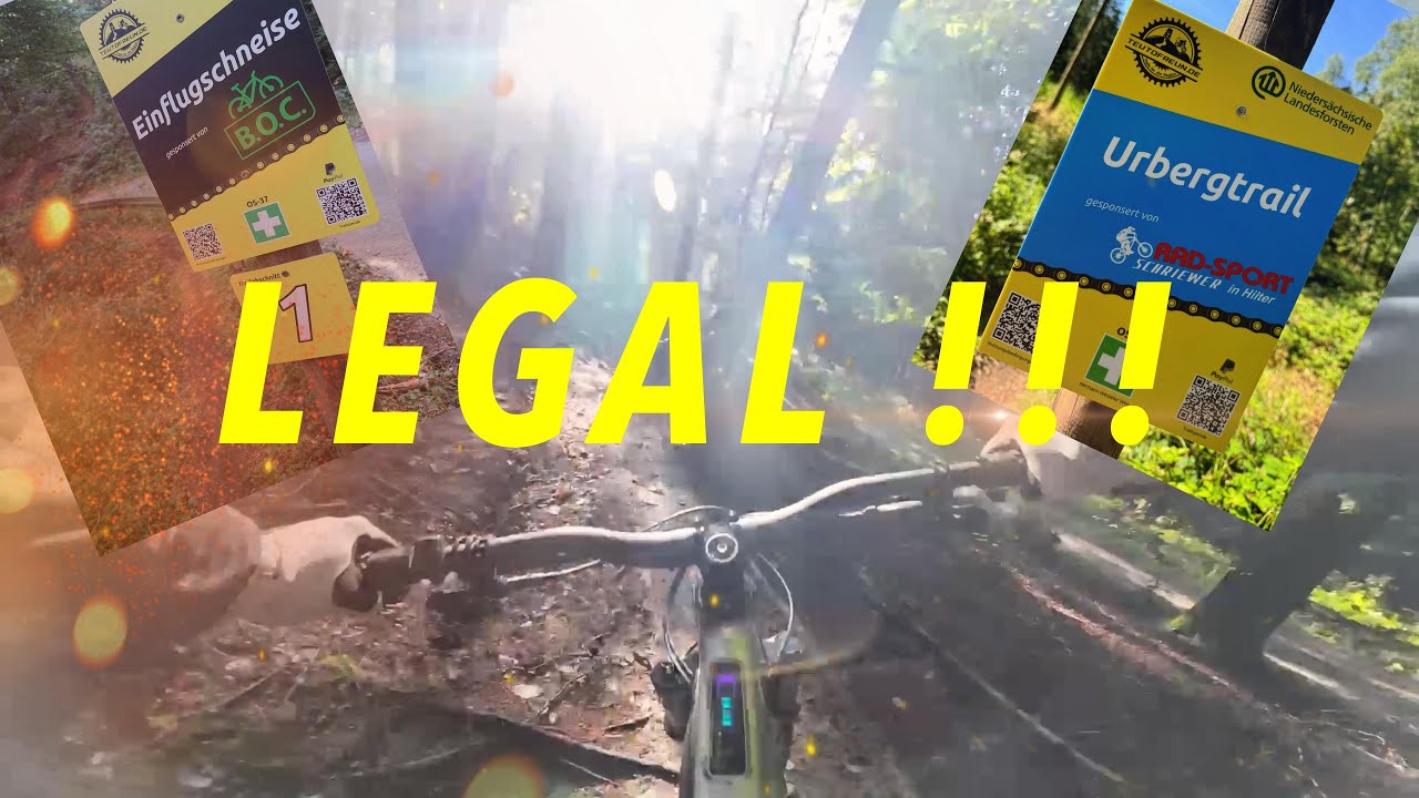 Die ersten ganz legalen Mountain Bike Highlights - dank den Teutofreunden #legal #trail #mtb #enduro
