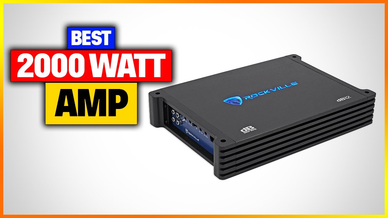 Best 2000 watt amp Reviews 2026