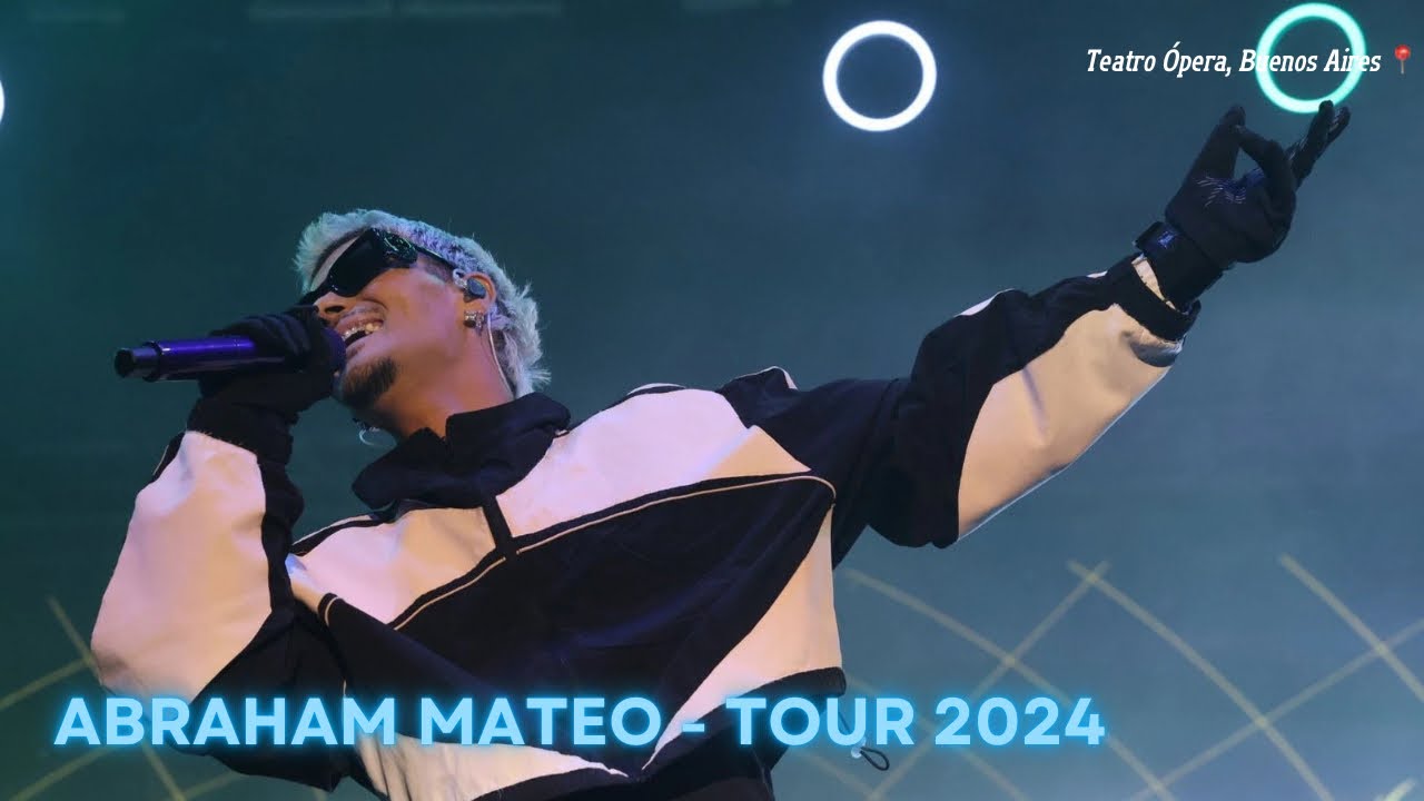 Abraham Mateo 2024 - Tour Insomnio | #TeatroOpera