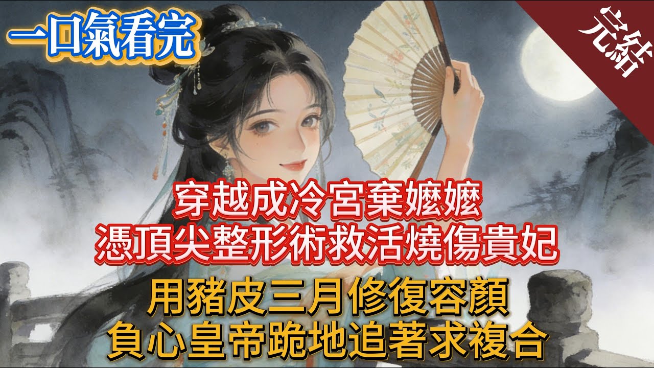 穿越成冷宮棄嬤嬤，憑頂尖整形術救活燒傷貴妃，用豬皮三月修復容顏，負心皇帝跪地追著求複合#小説 #完結小説#大女主