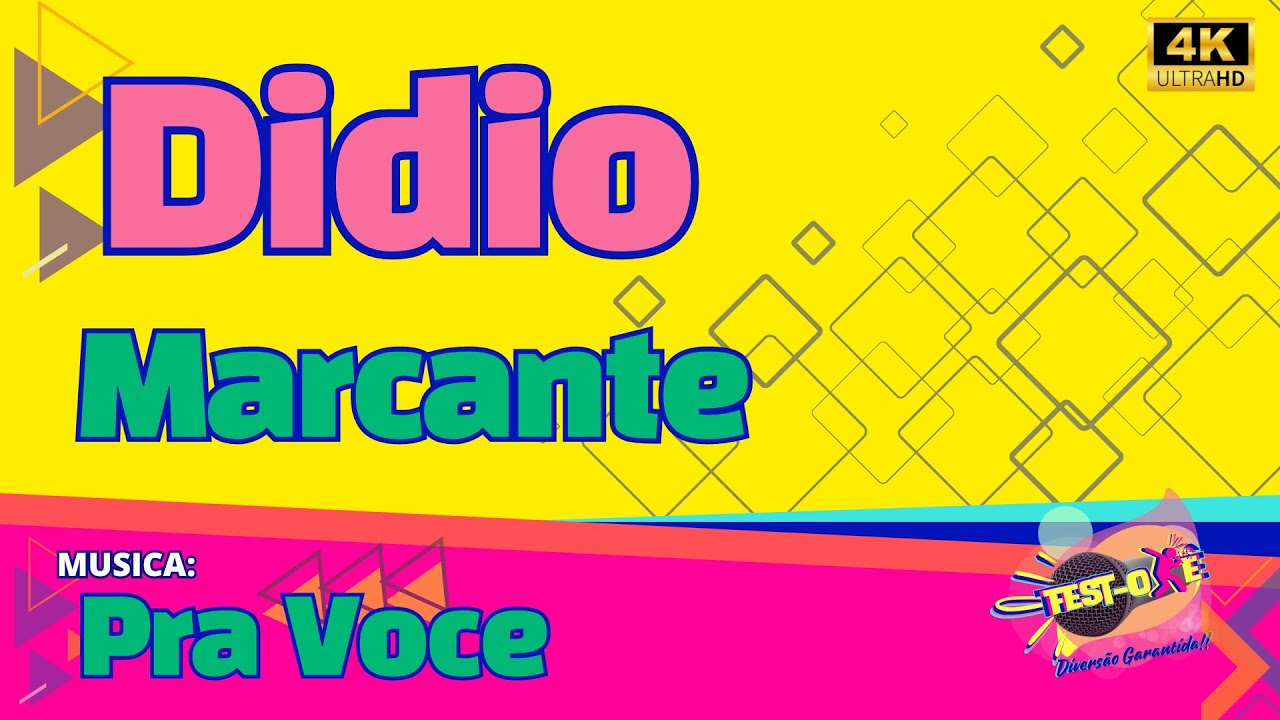 Karaokê Didio - Pra Você