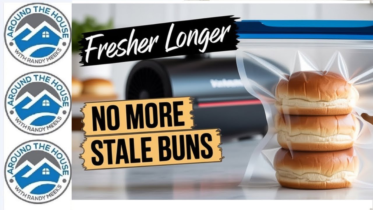 Vacuum Sealing Buns to Stay Fresher and Last Longer! 🌭🌭 🍔🍔
