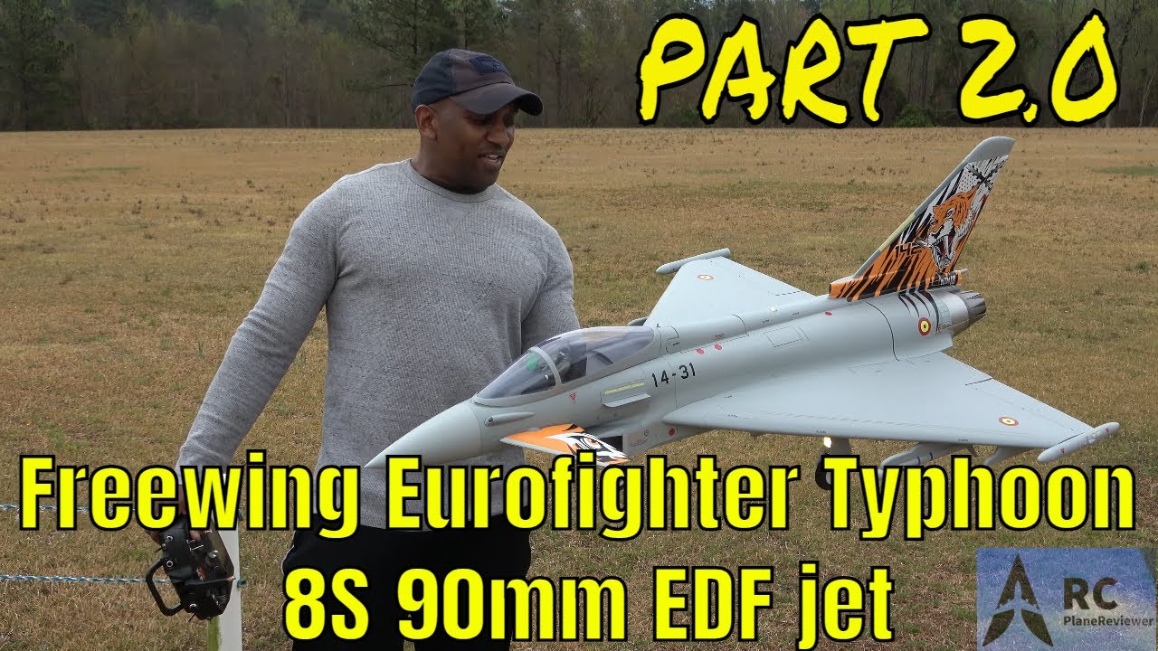 😵Part 2. The Incredible Power & Speed of the Freewing Eurofighter 8s V3 EDF Jet #rc #rcplane