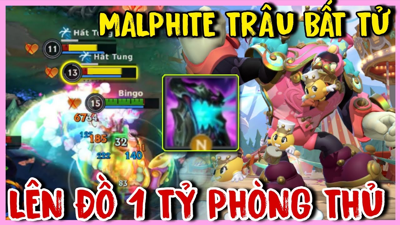 TỐC CHIẾN : Malphite Như Tượng Đài Bất Tử Với Build Mới Này