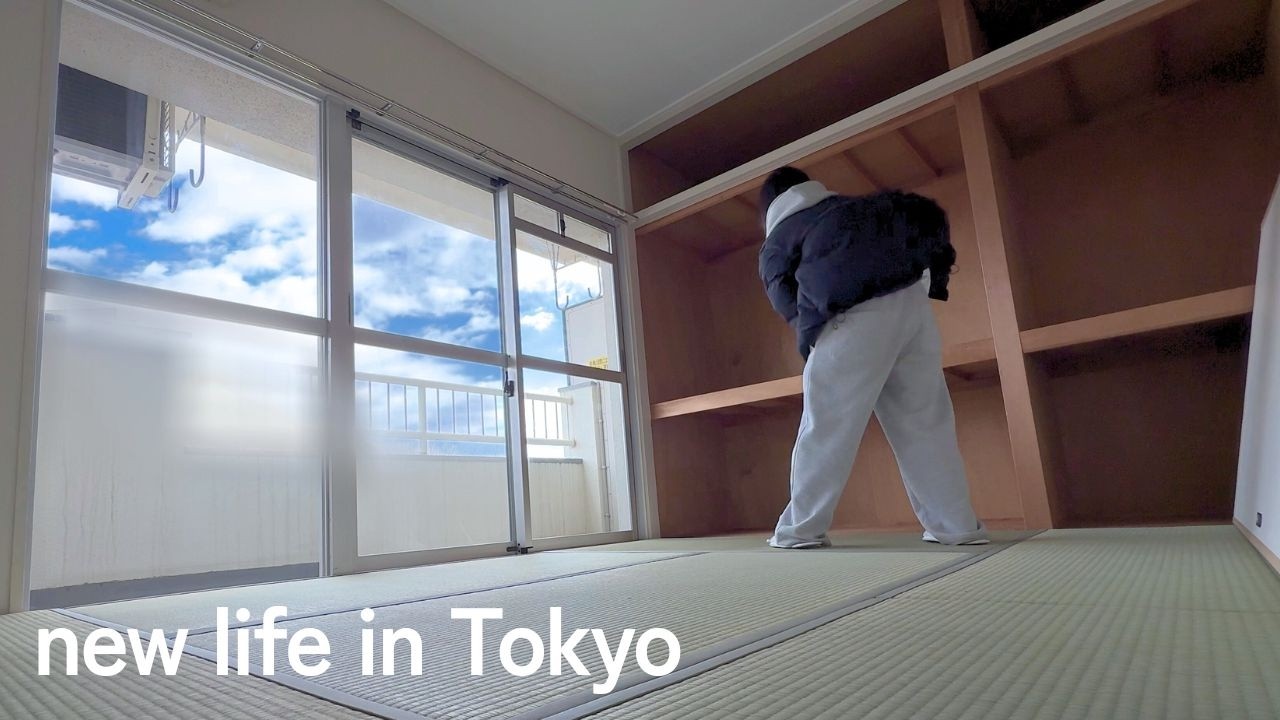 新居vlog📦 東京の小さな和室で再スタート!!