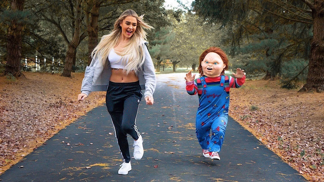 Chucky Scares People In Public Prank Pt. 2 | Ross Smith