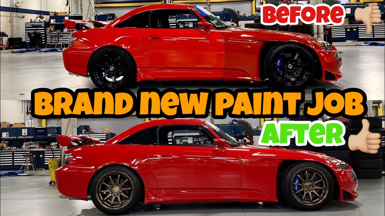 AHC Shop Hours - Spoon Sports Inspired AP2 Honda S2000 Full Complete Repaint in Formula Red