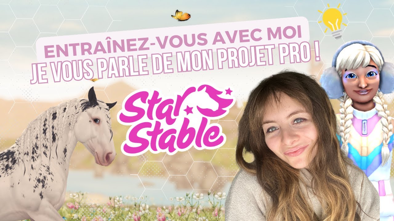 Vous saviez que je n'étais pas que YouTubeuse ? 😎 Mon projet pro ! - Star Stable Online