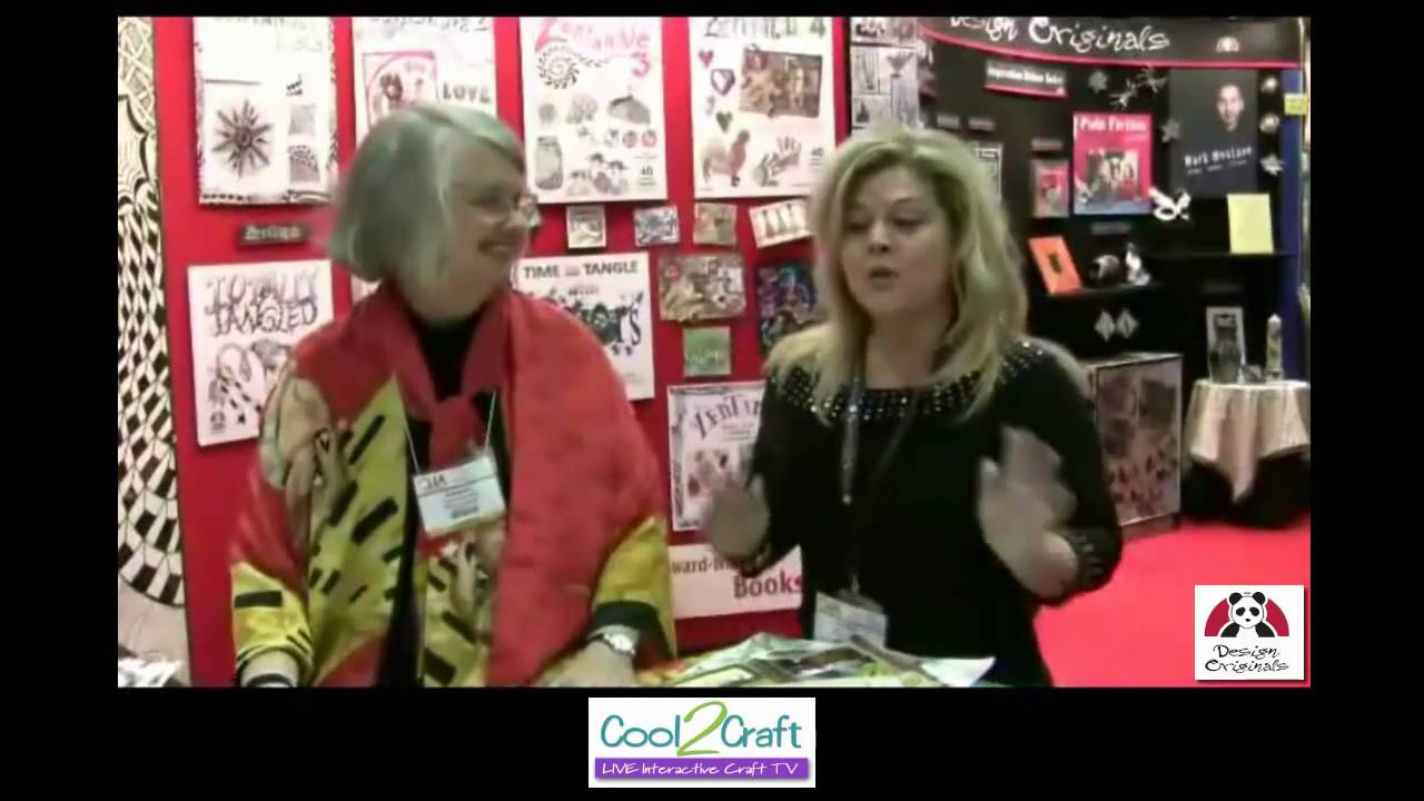 Cool2Craft - CHA Winter 2011 - Suzanne McNeill - Zentangle - hosted by Julianna Hudgins