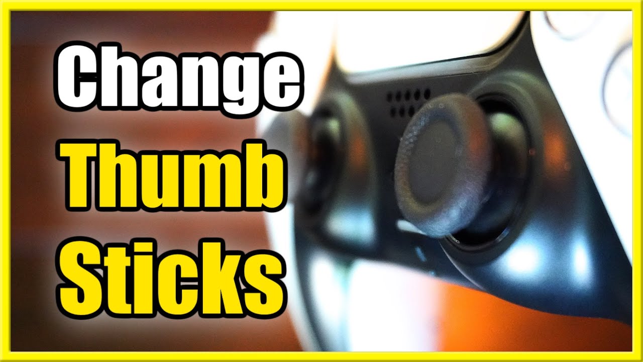 How to Change Thumbstick on PS5 Controller (Fix Peeling)