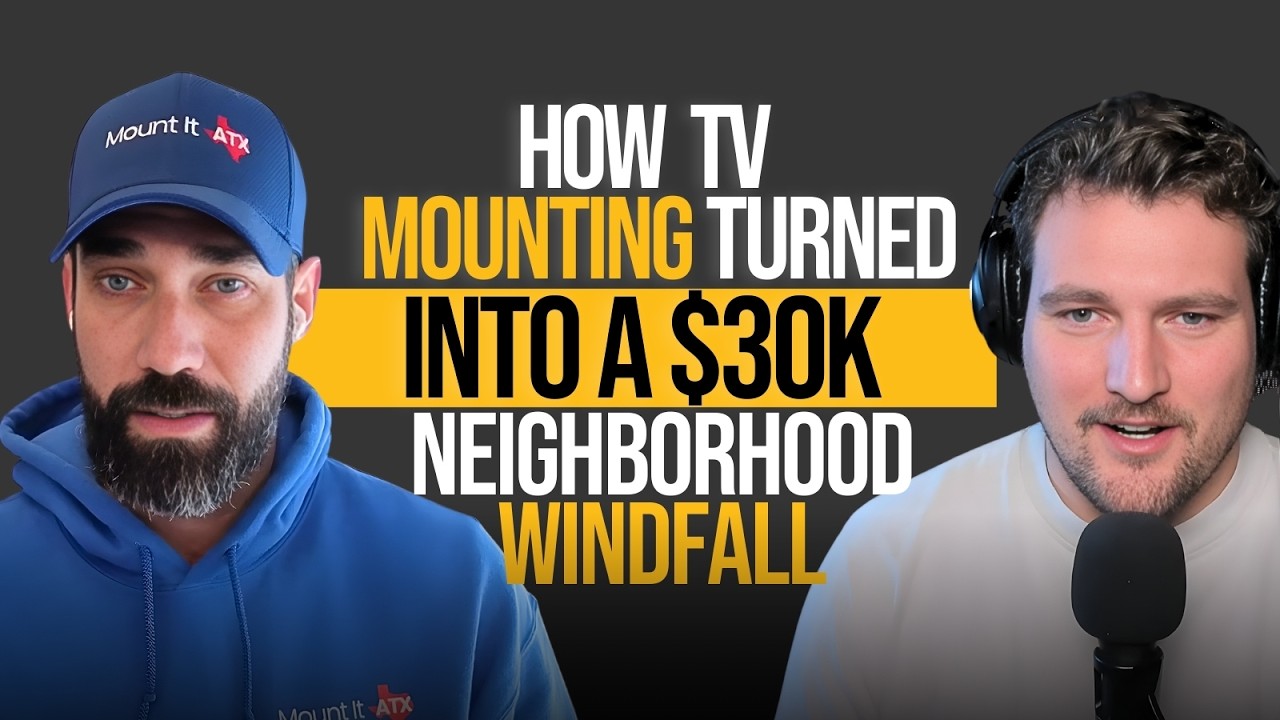 How TV Mounting Turned Into A $30K Neighborhood Windfall | The Workbench