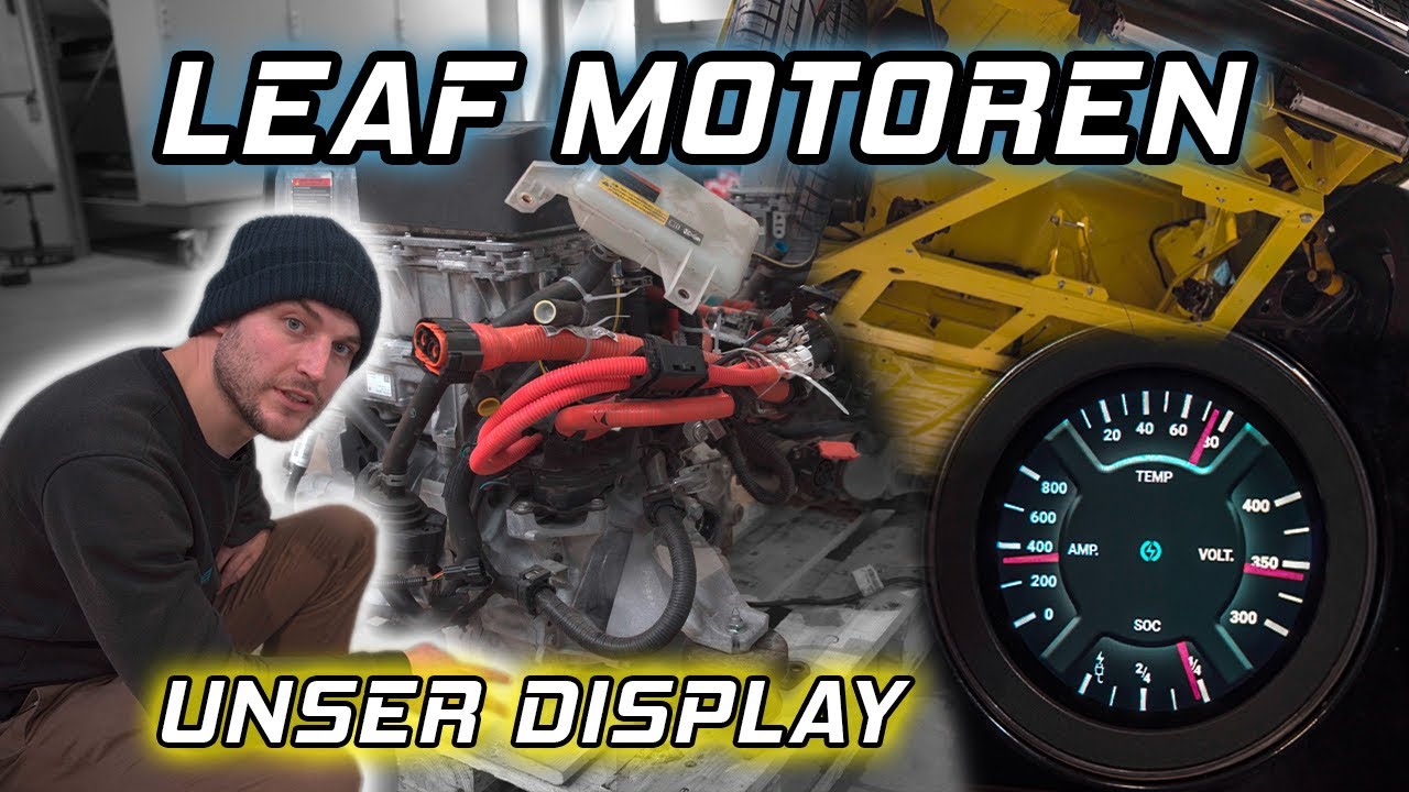 NISSAN LEAF MOTOREN VERGLEICH | WERKSTATTUPDATE + DISPLAYS | ESDI EV