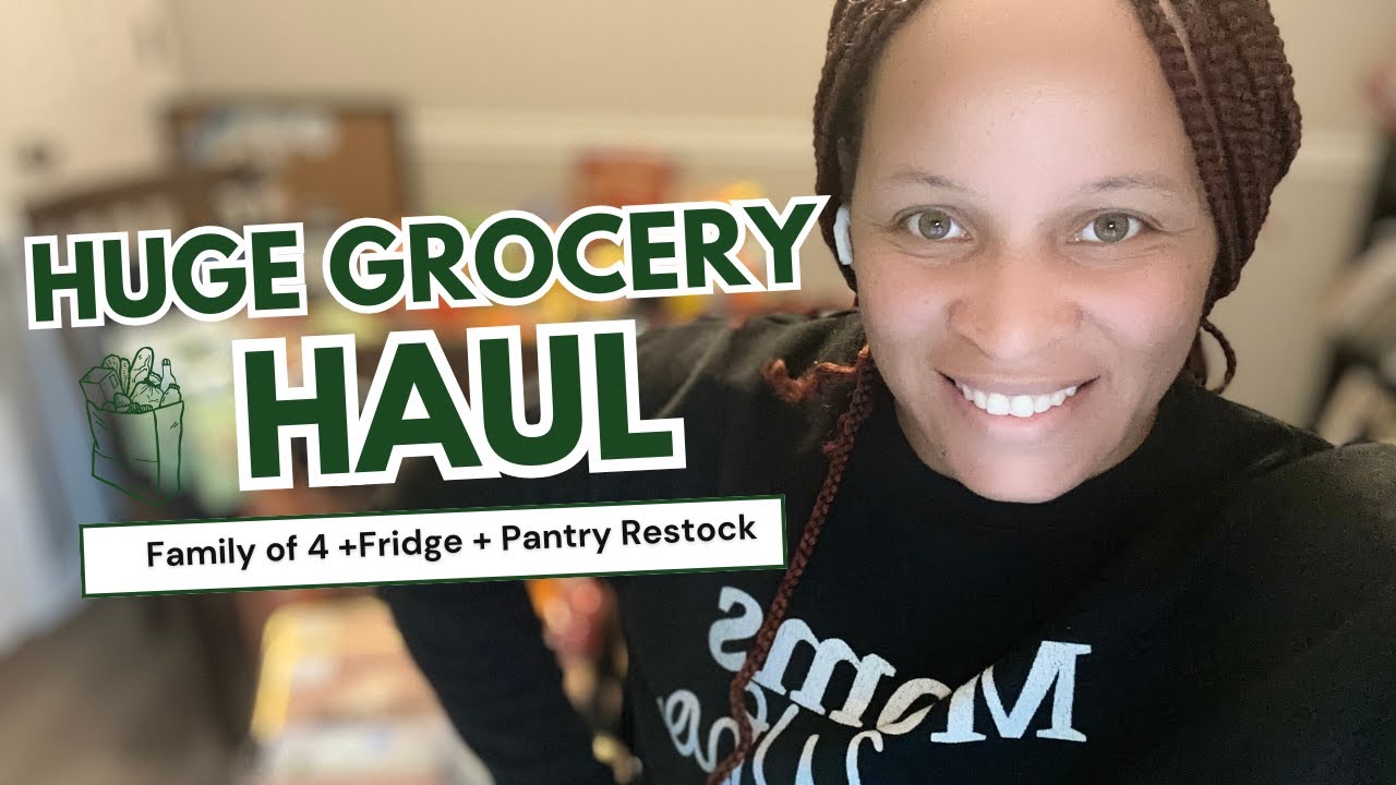 🛒Huge Grocery Haul | Feeding a Family of 4 | Fridge + Pantry Restock