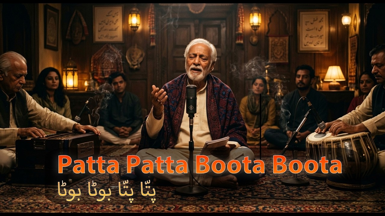 Patta Patta Boota Boota | Mirza Ghalib Classical Ghazal | Soulful Urdu Poetry & Emotional Rendition