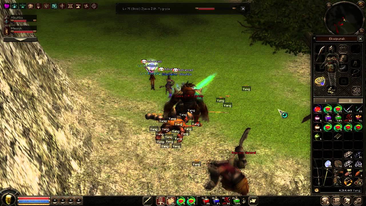 AbuAba(40lv.) vs. Zjawa Zoltego Tygrysa(75lv.BOSS) - Astral (Etolin)