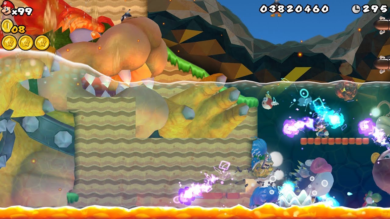 New Super Mario Bros. Wii - Chaotic Mario World's 01-01 But Completely Destroyed