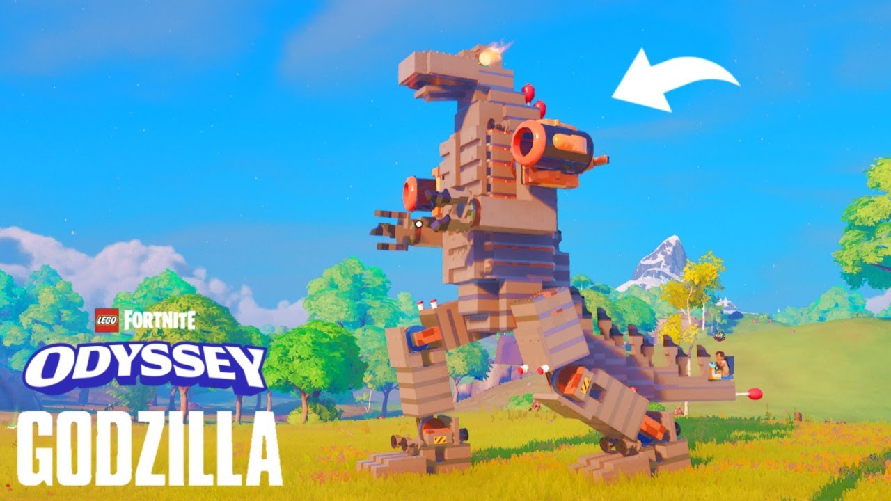 How to Build Mechagodzilla in Lego Fortnite🦖