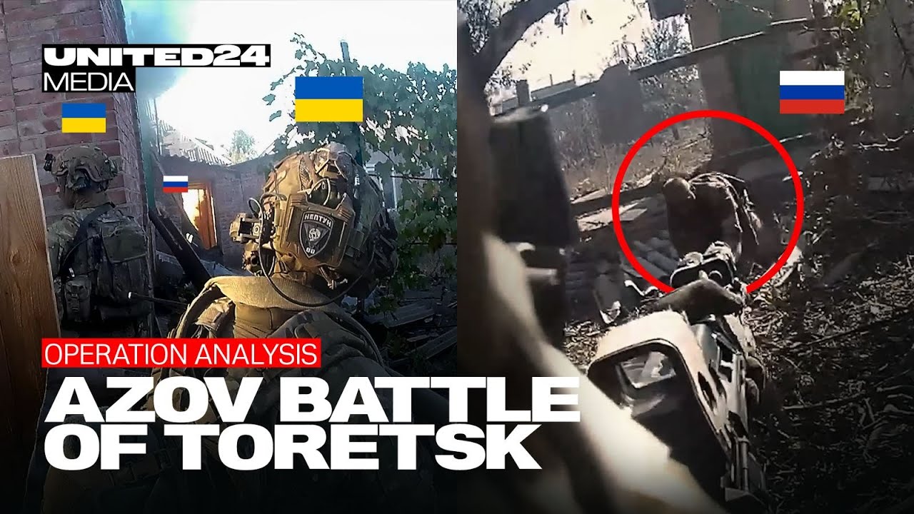 Azov Battle of Toretsk. Assault Footage & its Аnalysis With the @АЗОВ Fighters