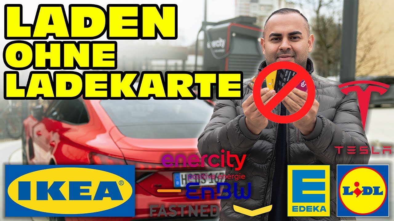 Spontan Laden Ohne Vertrag? TESLA Supercharger, IKEA, Fastned, EnBW, Edeka, LiDL, Enercity ⚡Drive