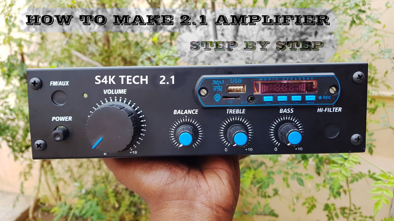 2.1 Amplifier Making in Tamil | STK 4141 | STK 4231 | Bluetooth Support | DIY