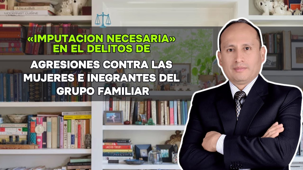 «IMPUTACION NECESARIA» EN EL DELITO DE AGRESIONES CONTRA LA MUJER E INTEGRANTES DEL GRUPO FAMILIAR